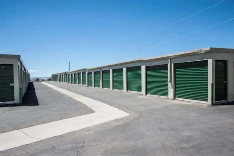 Self storage facility exterior at modSTORAGE Laramie on Skyline Rd, offering climate controlled units